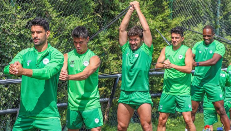 Konyaspor, Ümraniyespor maçı hazırlıklarına başladı