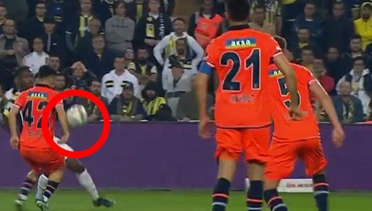 Fenerbahçe-Başakşehir maçındaki pozisyon kıyameti kopardı: Bunu da GS TV’de yayınlayın