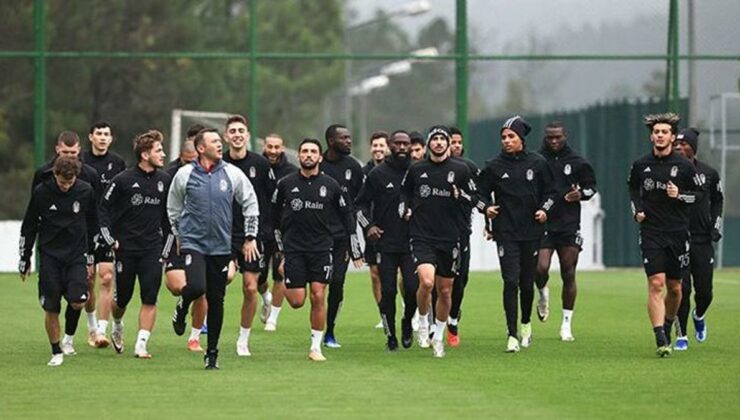 Beşiktaş’ta neşeli idman