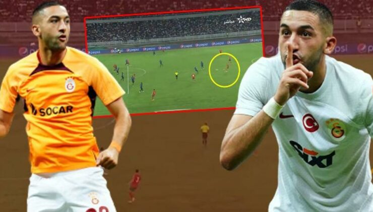 Galatasaray’ın yıldızı Hakim Ziyech’ten muhteşem gol!