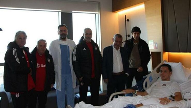 Beşiktaş Teknik Dirketörü Fernando Santos, Amir Hadziahmetovic’i ziyaret etti