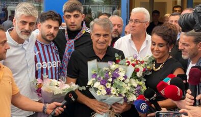 Trabzonspor’un yeni teknik direktörü Şenol Güneş, şehre geldi! ‘Heyecanım gençliğimdeki gibi değil’