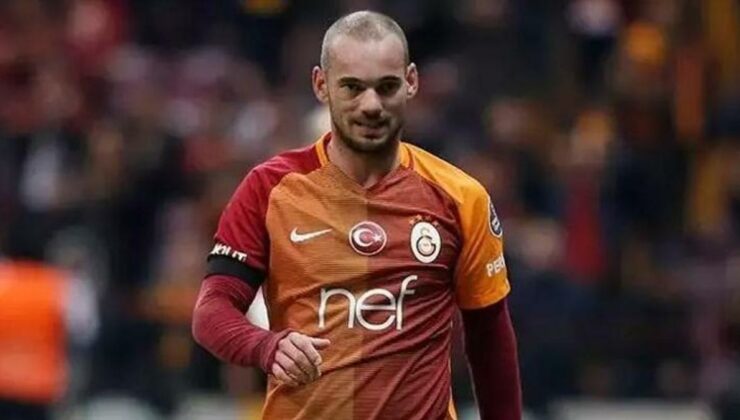 Wesley Sneijder’den Fenerbahçe-Galatasaray derbisi öncesi gönderme: ‘Bana Burak Yılmaz söyledi mikrofonu aldım…’