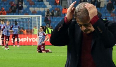 Trabzonspor yine kayıp! Şenol Güneş ne yapsa olmadı…